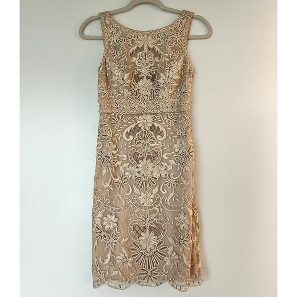 NWT Sue Wong Beaded Sequin Dress Size 0 Art Deco Gatsby Formal‎ Cocktail Gown - Picture 4 of 16